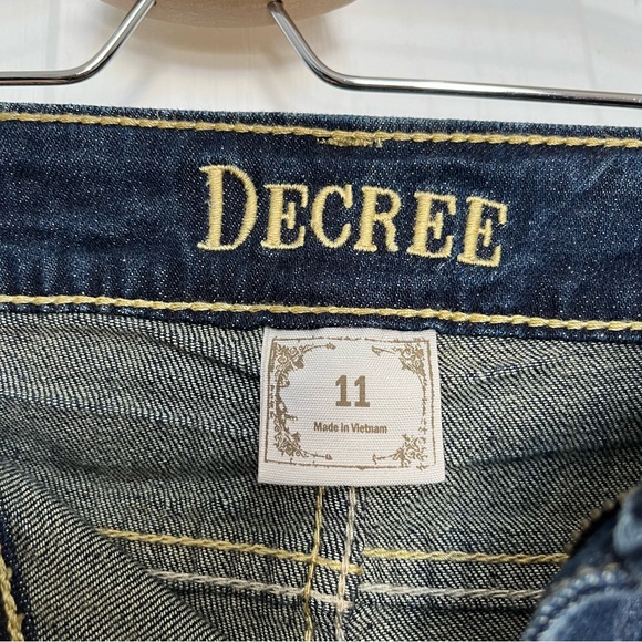 Decree Dark Blue Denim Jeans - Picture 3 of 5